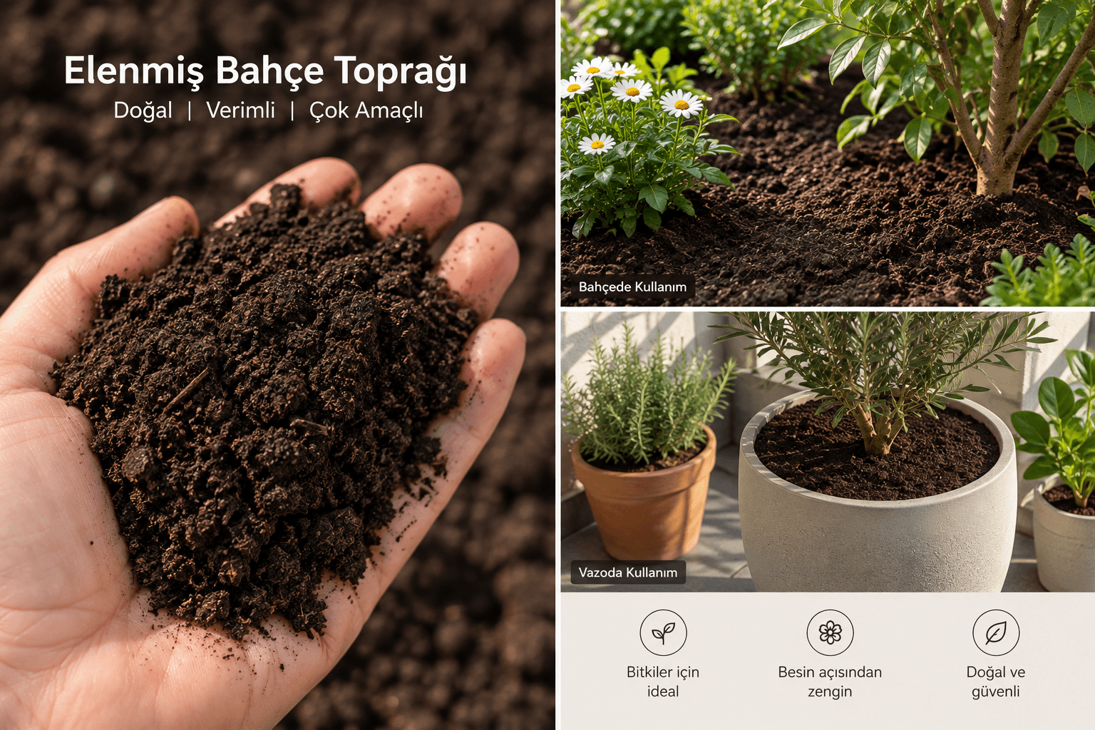 bahce topragi urunler